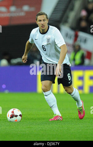 London, Deutschland. 19. November 2013. Englands Phil Jagielka während der internationalen Fußball Spiel England gegen Deutschland im Wembley Stadion in London, Deutschland, 19. November 2013. Foto: Revierfoto/Dpa/Alamy Live News Stockfoto