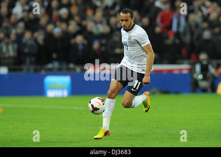 London, Deutschland. 19. November 2013. Englands Andros Townsend während der internationalen Fußball Spiel England gegen Deutschland im Wembley Stadion in London, Deutschland, 19. November 2013. Foto: Revierfoto/Dpa/Alamy Live News Stockfoto