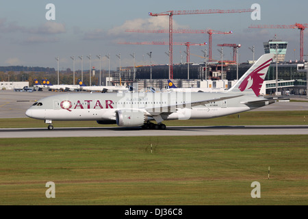 Qatar Airways Boeing 787 Dreamliner Stockfoto