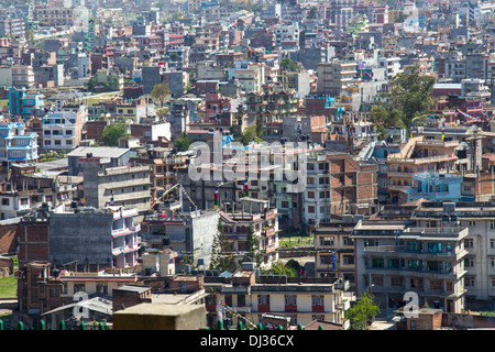 Zersiedelung in Kathmandu, Nepal Stockfoto