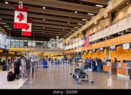 Calgary Flughafen Calgary Alberta Kanada Stockfoto