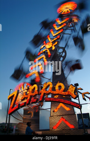 Ein Sommer-Karneval in Plano, Texas Stockfoto