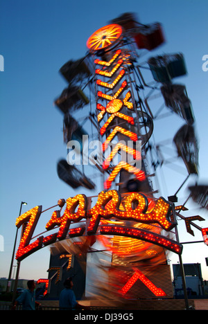 Ein Sommer-Karneval in Plano, Texas Stockfoto