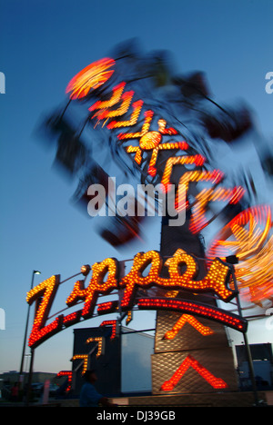 Ein Sommer-Karneval in Plano, Texas Stockfoto