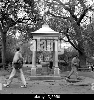 Statue des Temperance im Tompkins Square Park, NYC, NY. Um 1994 Stockfoto