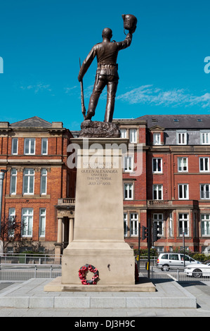 Die Lancashire Fusiliers, Boer War Memorial Chapel Street, Salford, größere Manchester, England, UK. Von George Frampton, R.A. Stockfoto