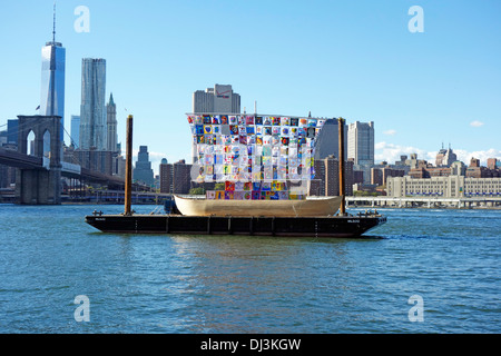 Schiff der Toleranz Segeln in Brooklyn Stockfoto