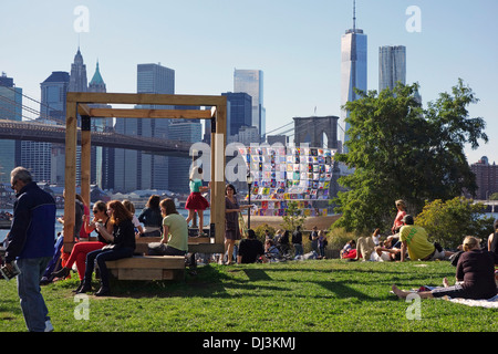 Schiff der Toleranz Segeln in Brooklyn Stockfoto