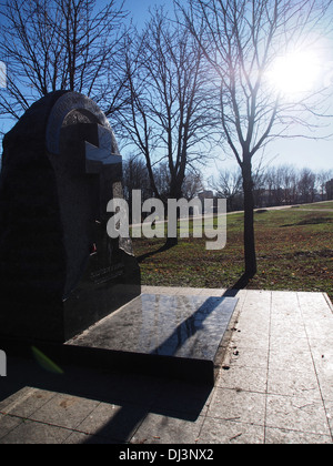 Denkmal für die Opfer des Holodomor in die Mitte von Lugansk Stockfoto