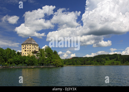 Schloss Fuschel am See Fuschlsee, Österreich Stockfoto