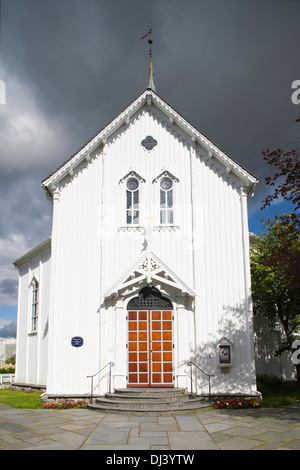 Europa, Norwegen Haugesund Stadt, Skare Kirche Stockfoto
