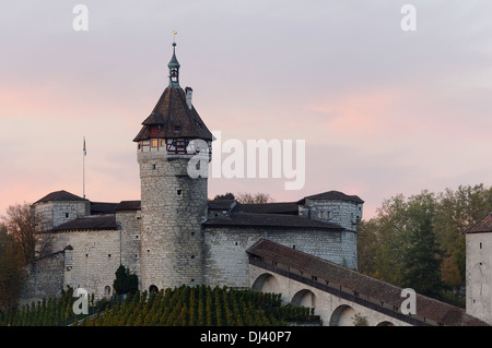 Burg Munot Schaffhausen Schweiz Stockfoto