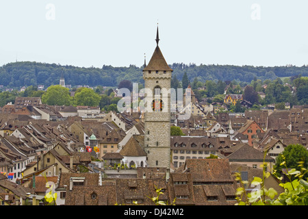 Kirche St. Johann Schaffhausen Stockfoto