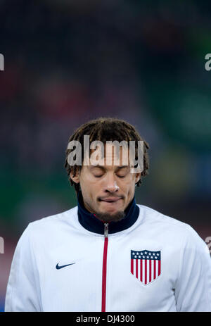 Wien, Österreich. 19. November 2013. USAS Jermaine Jones gesehen während der internationalen Fußball Freundschaftsspiel zwischen Österreich und den USA im Ernst-Happel-Stadion in Wien, Österreich, 19. November 2013. Foto: Thomas Eisenhuth/Dpa - News WIRE SERVICE/Dpa/Alamy Live Stockfoto