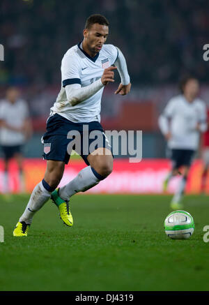 Wien, Österreich. 19. November 2013. USAS Terrence Boyd in Aktion während der internationalen Fußball-freundliche match zwischen Österreich und den USA im Ernst-Happel-Stadion in Wien, Österreich, 19. November 2013. Foto: Thomas Eisenhuth/Dpa - News WIRE SERVICE/Dpa/Alamy Live Stockfoto