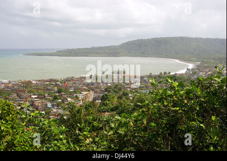 Ansicht von Baracoa, Kuba Stockfoto