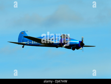 Avro neunzehn Anson aus der Shuttleworth Collection. Fliegende Oktobertag, Biggleswade 2013 Stockfoto