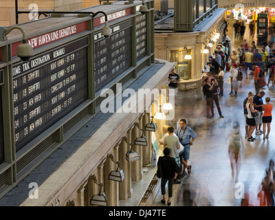 Infotafel im Grand Central Terminal, NYC Stockfoto