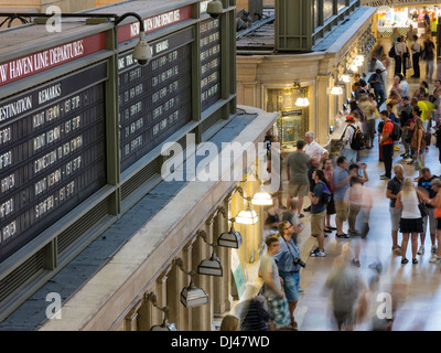 Infotafel im Grand Central Terminal, NYC Stockfoto