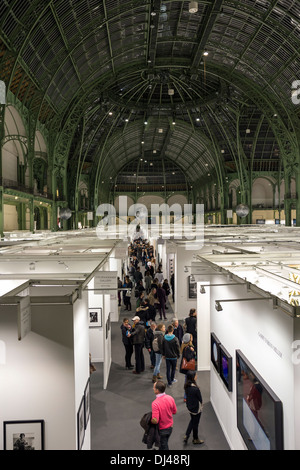 Steht bei Paris Foto 2013, Kunstmesse im le Grand Palais in Paris, Frankreich. Stockfoto