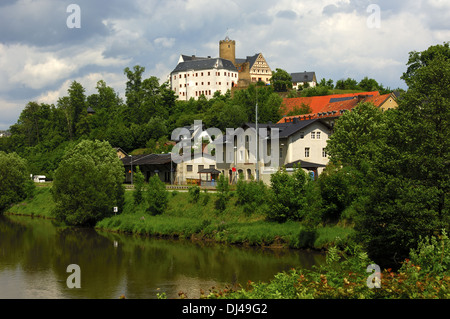 Burg Scharfenstein, Sachsen, Deutschland Stockfoto