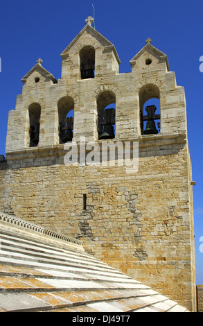 Glockenturm Saintes-Maries-de-la-Mer, Frankreich Stockfoto