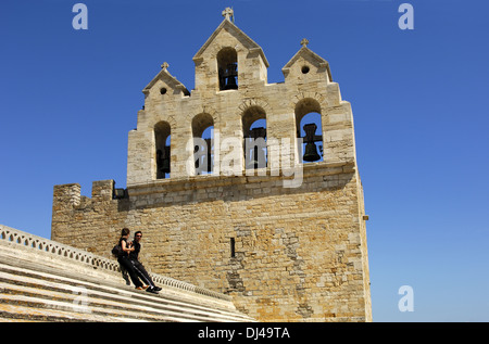 Wallfahrt Kirche von Saintes-Maries-de-la-Mer Stockfoto