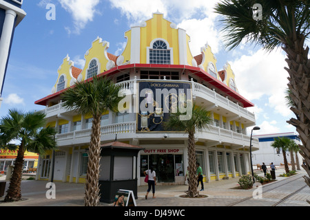 Duty Free Shop in Oranjestad, Aruba Stockfoto