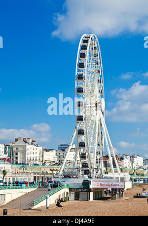 Das Brighton-Rad, ein Riesenrad am Strand von Brighton West Sussex England UK GB EU Europa Stockfoto