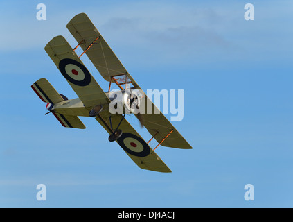 Sopwith Pup, RAF WW1 Doppeldecker aus der Shuttleworth Collection. Oktober fliegende Tag 2013.Biggleswade UK Stockfoto
