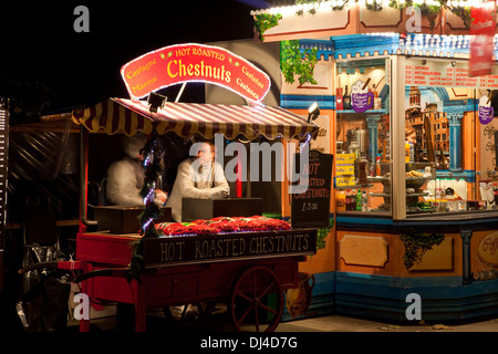 Christmas Market, Southbank, London, England Stockfoto