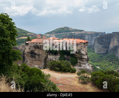 Heiliges Kloster Varlaam in Meteora, Griechenland Stockfoto