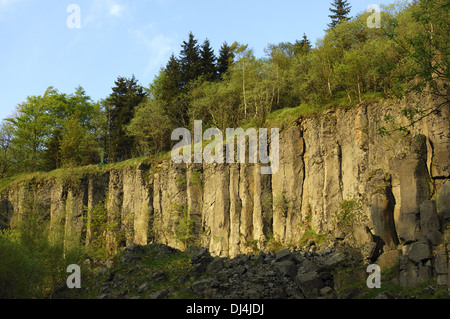 säulenförmigen Basalt am Mt. Poehlberg Stockfoto