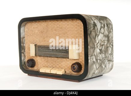 altes Radio (50er-Jahre-Stil) Stockfoto