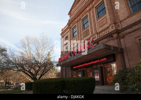 Der Academy of Music ist eine ehrwürdige alte Theater auf der Main Street in Northampton, Massachusetts. Stockfoto