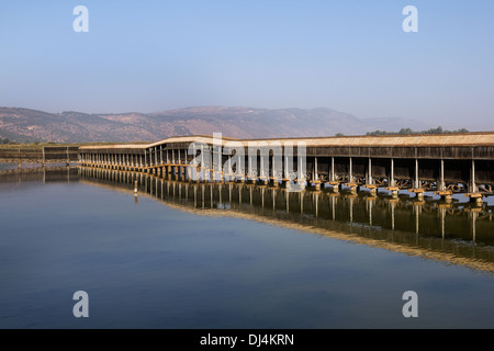 Hula-Naturschutzgebiet in Israel Stockfoto