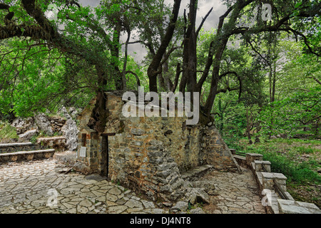 Theodora Capilla de San in Arcadia, Peloponnes, Griechenland. Stockfoto