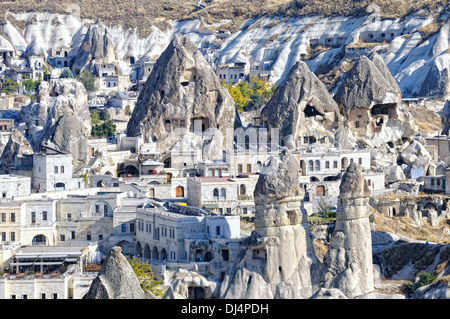 Leben und wohnen in Göreme Türkei Stockfoto