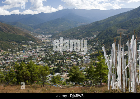 Thimphu, der Hauptstadt des Königreichs Bhutan Stockfoto