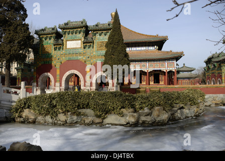 Beihai-Park in Peking Stockfoto