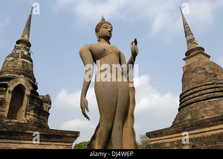 Buddha-Statue, Sukhothai Historical Park Stockfoto