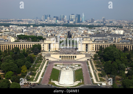 Paris, Blick vom Eifell Tower Stockfoto