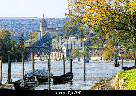 Burg Munot Schaffhausen Schweiz Stockfoto