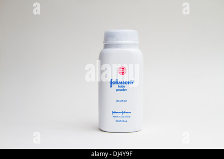 Johnsons Babypuder Stockfoto