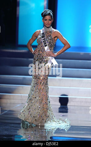 Johanna Sambucini Miss New York USA 2012 Miss USA Vorrundenspielen an das Theater of Performing Arts im Planet Hollywood Resort &amp; Casino Las Vegas, Nevada - 30.05.12 Stockfoto