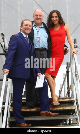 Jon Culshaw und Myleene Klass auf der Jubiläums-Familienfest am Hyde Park London, England - 02.06.12 Stockfoto