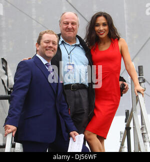 Jon Culshaw und Myleene Klass auf der Jubiläums-Familienfest am Hyde Park London, England - 02.06.12 Stockfoto