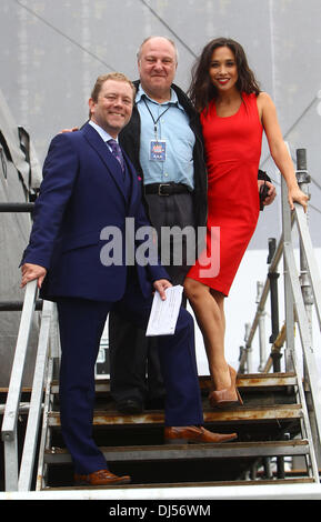 Jon Culshaw und Myleene Klass auf der Jubiläums-Familienfest am Hyde Park London, England - 02.06.12 Stockfoto