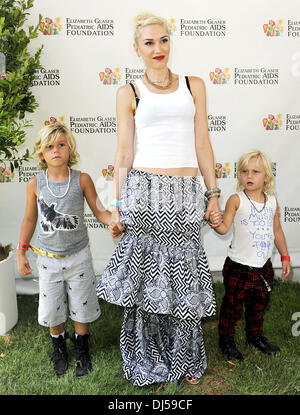 Gwen Stefani kommt bei Elizabeth Glaser Pediatric AIDS Foundation 23. jährliche "A Time For Heroes" Promi Picknick am Wadsworth Theater. Los Angeles, Kalifornien - 03.06.12 mit: Gwen Stefani, wo: CA, Vereinigte Staaten, wann: 3. Juni 2012 Stockfoto