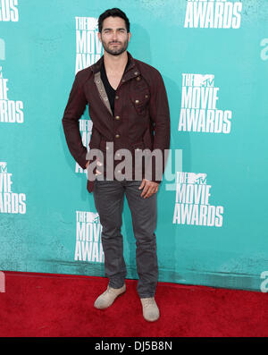 Tyler Hoechlin MTV Movie Awards in den Universal Studios - Ankünfte Universal City, Kalifornien - 06.03.12 Stockfoto